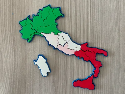 Italian Regions 3D Puzzle