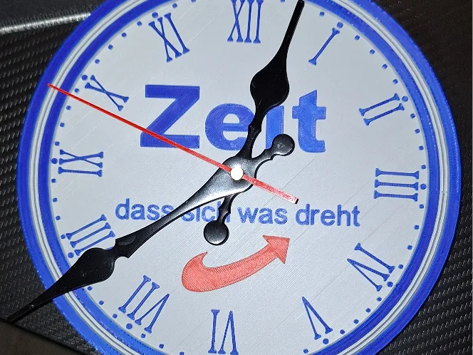 Zeit Dass Sich Was Dreht Wanduhr