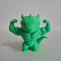 Dragon with base - 0.2mm layer, 2 walls, 8% infill