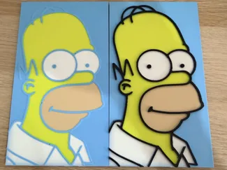 Homer Simpson Wall Art | Cartoon Decor