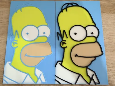 Homer Simpson Wall Art | Cartoon Decor
