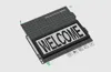 WELCOME / GOODBYE wall sign (multi color)