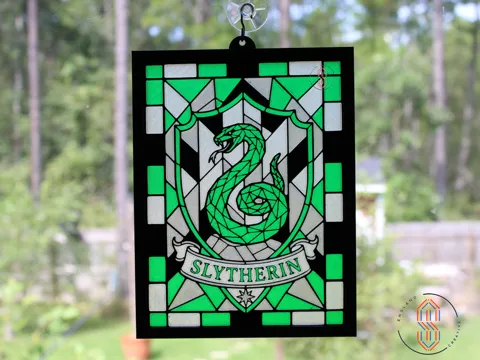Marco decorativo: Suncatcher - Slytherin — referencia de MakerWorld
