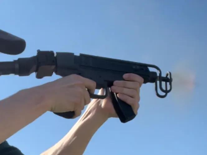 VZ61 Skorpion Wire Frame Stock Replica