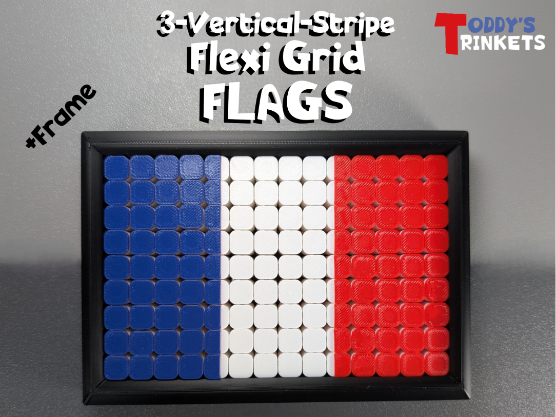 Flexi Grid Flags: Italy, France, Belgium, etc.