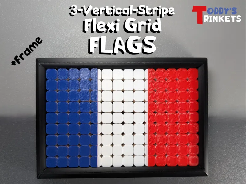 Flexi Grid Flags: Italy, France, Belgium, etc.