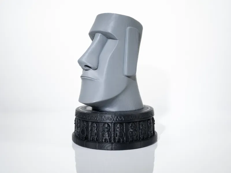Moai Easter Island Statue on Pedestal