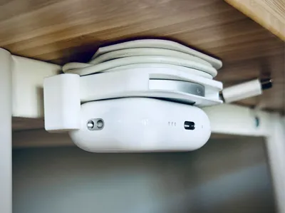 Hidden Dock for AirPods Pro 3 with Wire Wrap