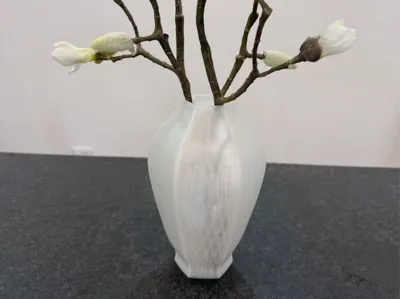 Polygonized Sculptural Vase