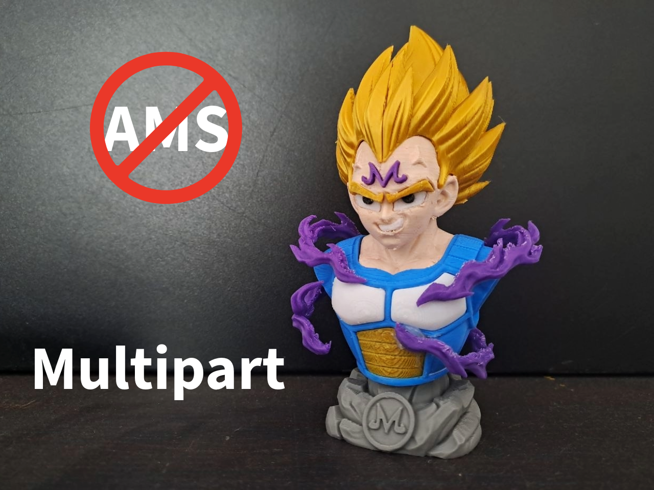 Majin Vegeta Bust / No AMS