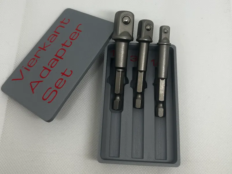 Box für Parkside Vierkantadapter-Set