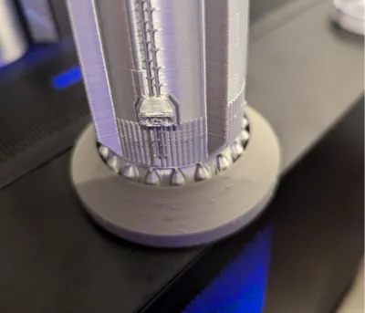 Starship Booster Stand 1:200