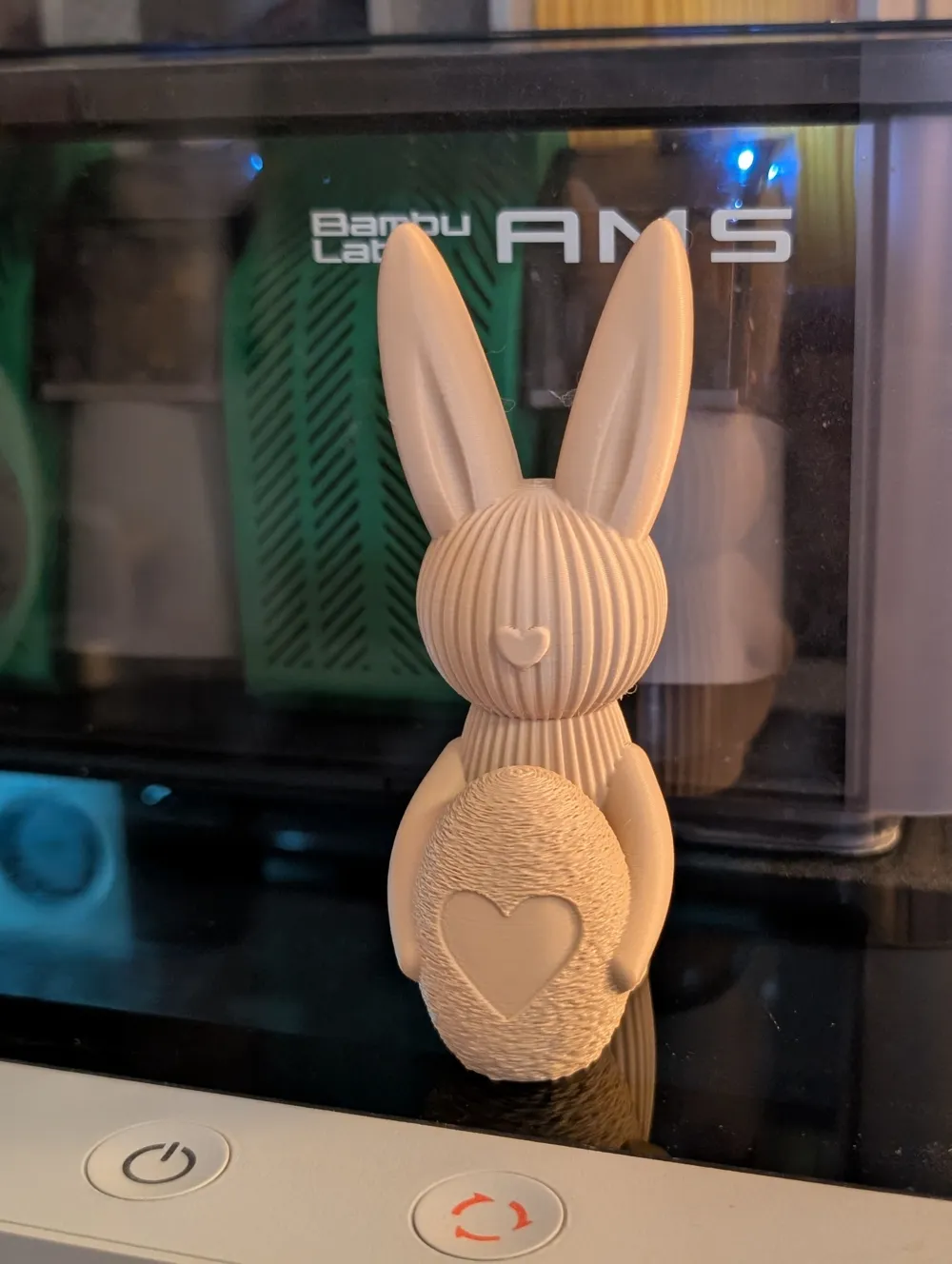 Easter Bunny with Egg - Free 3D Print Model - MakerWorld