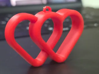 Heart Love Keychain