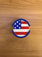 USA Coaster Holder Red White and Blue