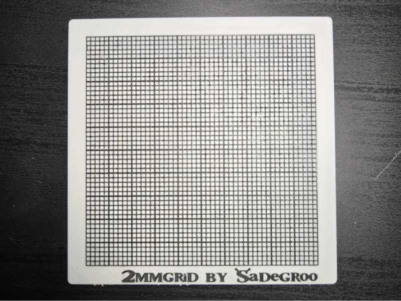 Two millimeter grid