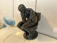 Le Penseur sur les toilettes — photo 2