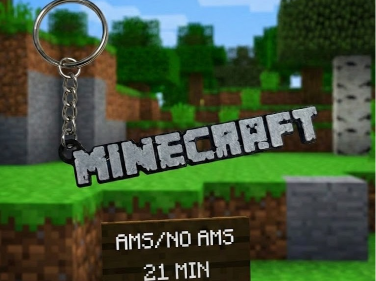 Minecraft keychain