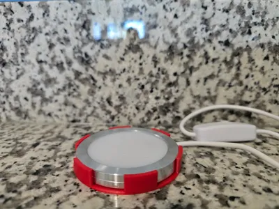 Led Holder - Works With Bambu Lab led-lamp-kit-001