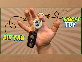 Karambit Schlüsselanhänger MIT AirTag