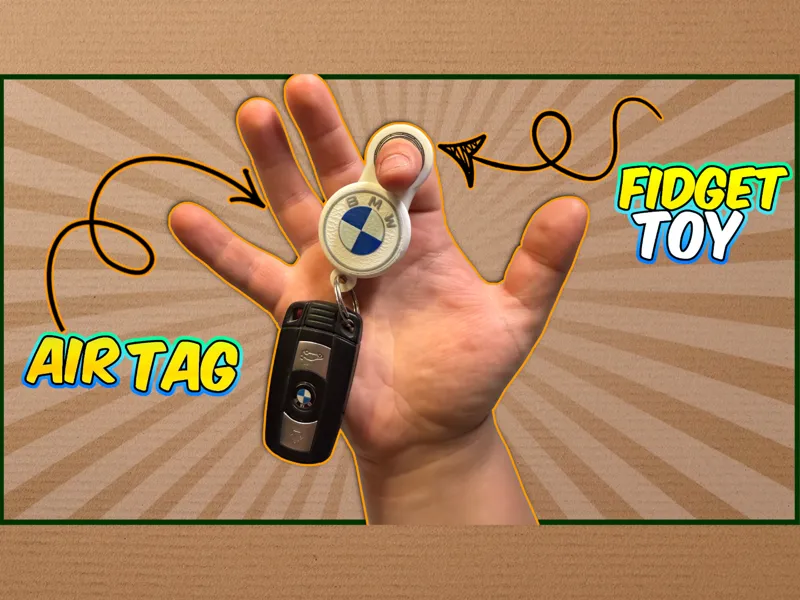 Karambit Schlüsselanhänger MIT AirTag