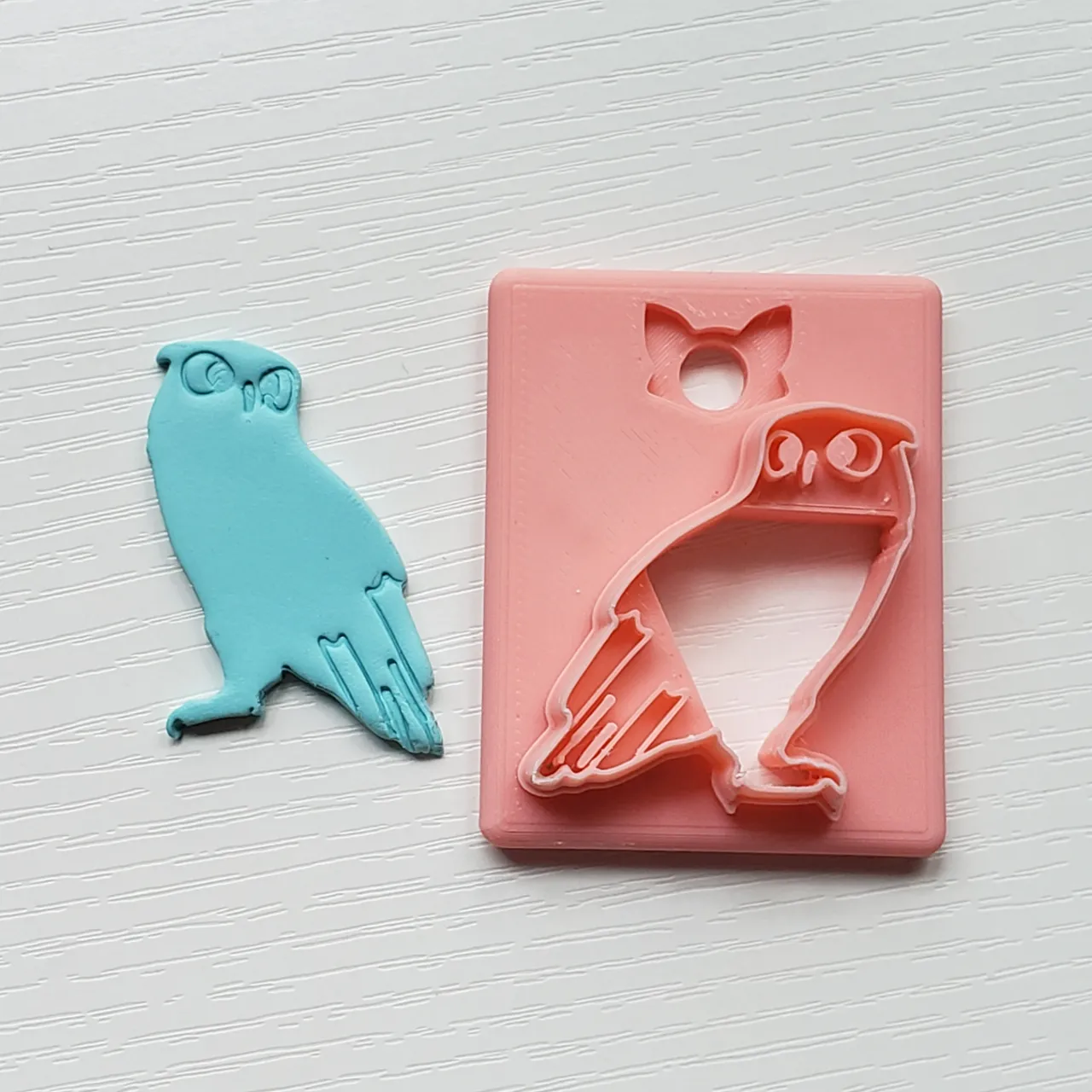 Owl Bird Polymer Clay Earring Cutter view 4