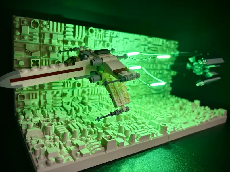 Diorama Star Wars Trench run