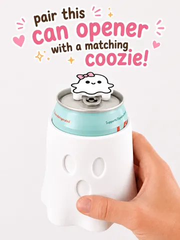 Adorno temático: Cute Ghost Can Opener | Halloween Can Tab Opener — vista de referencia 3
