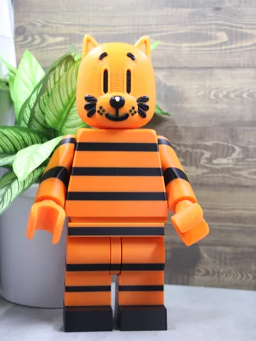 Modelo para impresión 3D: 500% Brick - Petey (Dogman) — vista de referencia 2