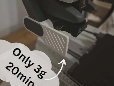 Bambu A1&A1 Mini Poop Deflector – 20min 3g Print  