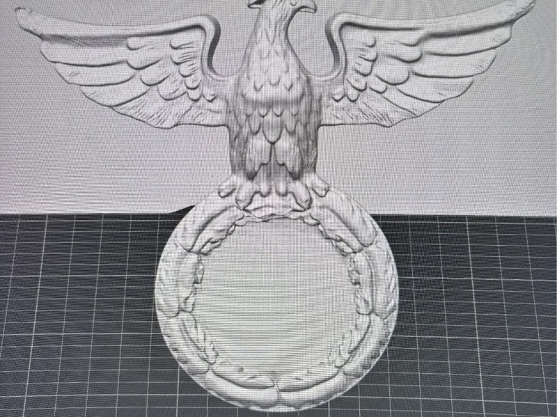 Adler mit Eichenlaub