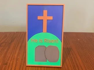 Easter Display (the Cross and the empty tomb)