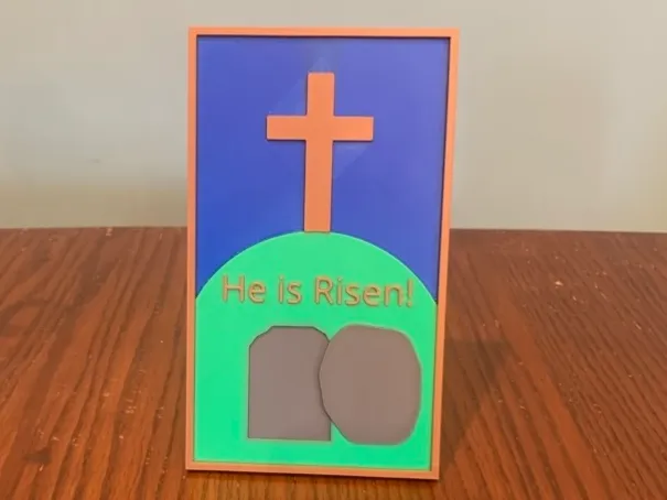 Easter Display (the Cross and the empty tomb)