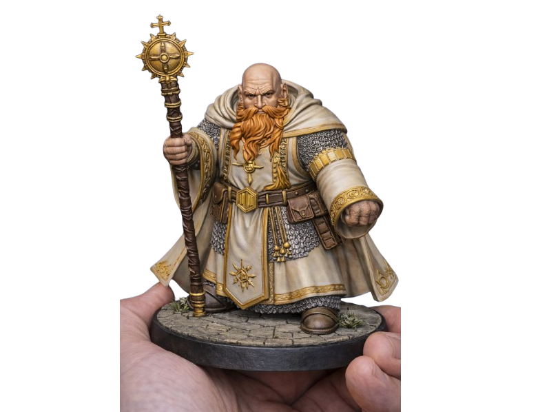Dwarf Cleric Miniature