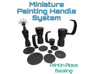 Minature Painting Holder System 25MM-80MM