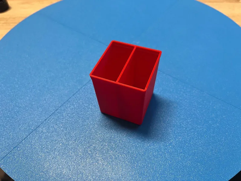 I-BOXX 72 A3-Rot mit Mittelsteg 52x52x63mm