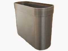 Car map pocket trashcan
