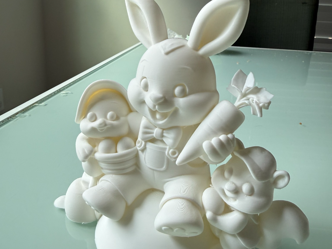 Adorable Easter Bunny Family