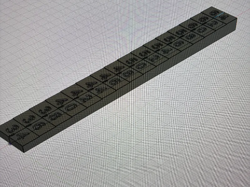 Misuratore altezze di precisione1/10 e 1/12
