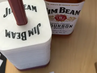 Jim Beam Schockbesteck (Knobelchips)