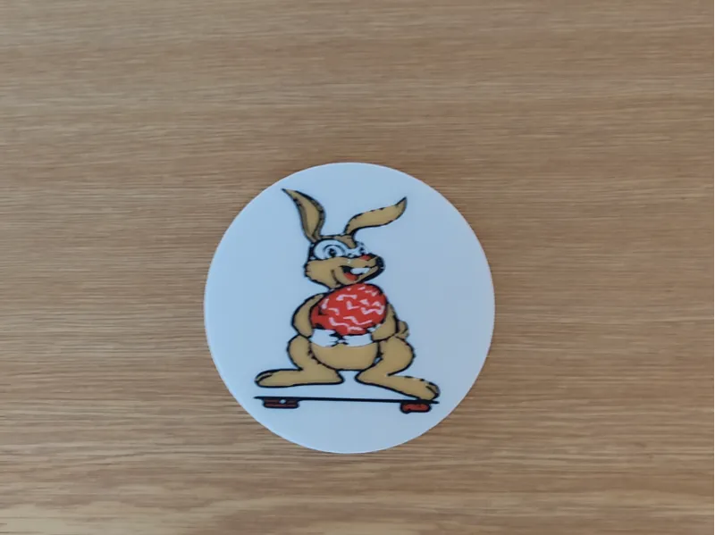 Easter bunny with egg