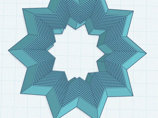 Collapsing Star Fidget - Interlocking Stars