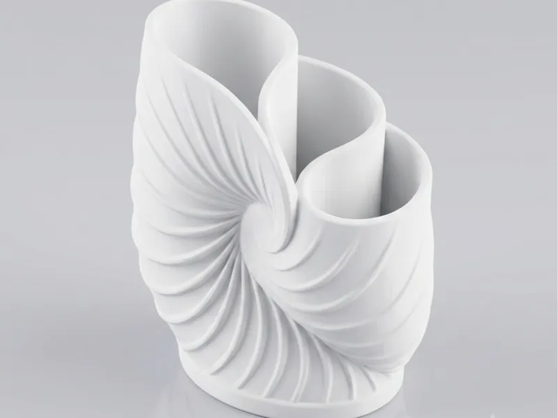 shell-shaped toothbrush holder