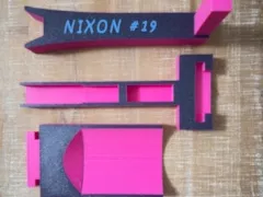 paintball marker stand w/numbers/letters