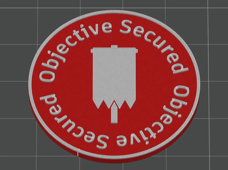 Warhammer 40k Objective Secured Marker