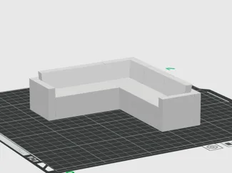 Couch, M=1/20, Miniature