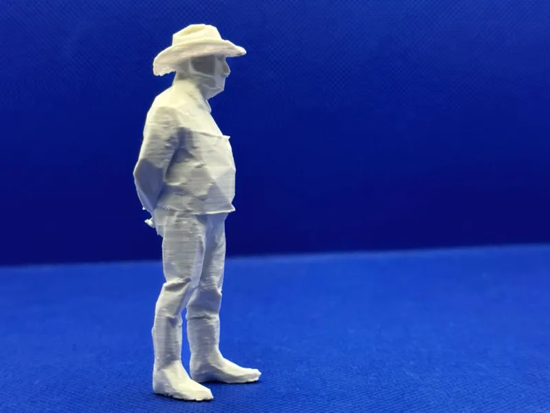umarell cowboy low poly