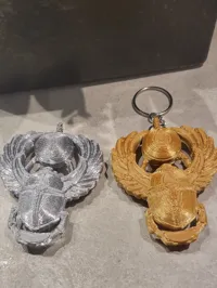 Pendentif scarabée égyptien double face — photo 2