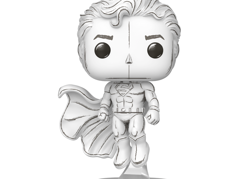 Pop! Superman (Sketched Deco) colorfull
