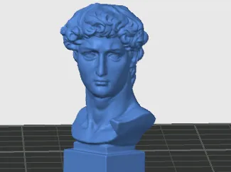 David di michelangelo scultura 3d